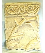 3D Chalkware Roman Wall Art Plaque c - $746.75 MXN
