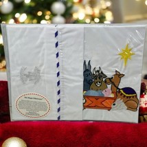 Nativity Christmas Magic Pillowcase Manger Baby Jesus Karen Colvert READ - $13.90