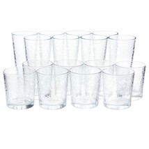 Pasabahce Encore 16 Piece Cooler and Double Old Fashioned Clear Glass Set - £62.72 GBP
