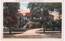Celebrity Postcard Enid Bennett Home Beverly Hills California - £3.93 GBP
