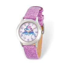 Disney Tween Minnie Mouse Silver-tone Pink Band Watch - £49.55 GBP