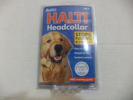 Halti Nylon Dog Head collars with Safety Loop, 1,2,3 &amp; 4-Size, Black Or Red - €17,14 EUR+