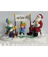Department 56 North Pole Series NEW YEAR&#39;S AT THE NORTH POLE Heritage Vi... - £10.12 GBP