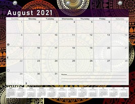 2021-2022 Academic Year 12 Months Student Calendar/Planner for 3-Ring Binder 015 - £10.27 GBP