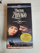 Doctor Zhivago VHS Movie  Set of 2 Video Tapes New Sealed Vintage Deadstock - $15.68