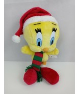1998 Play By Play Warner Bro Looney Tunes Tweety In Santa Hat &amp; Scarf 12... - $19.79