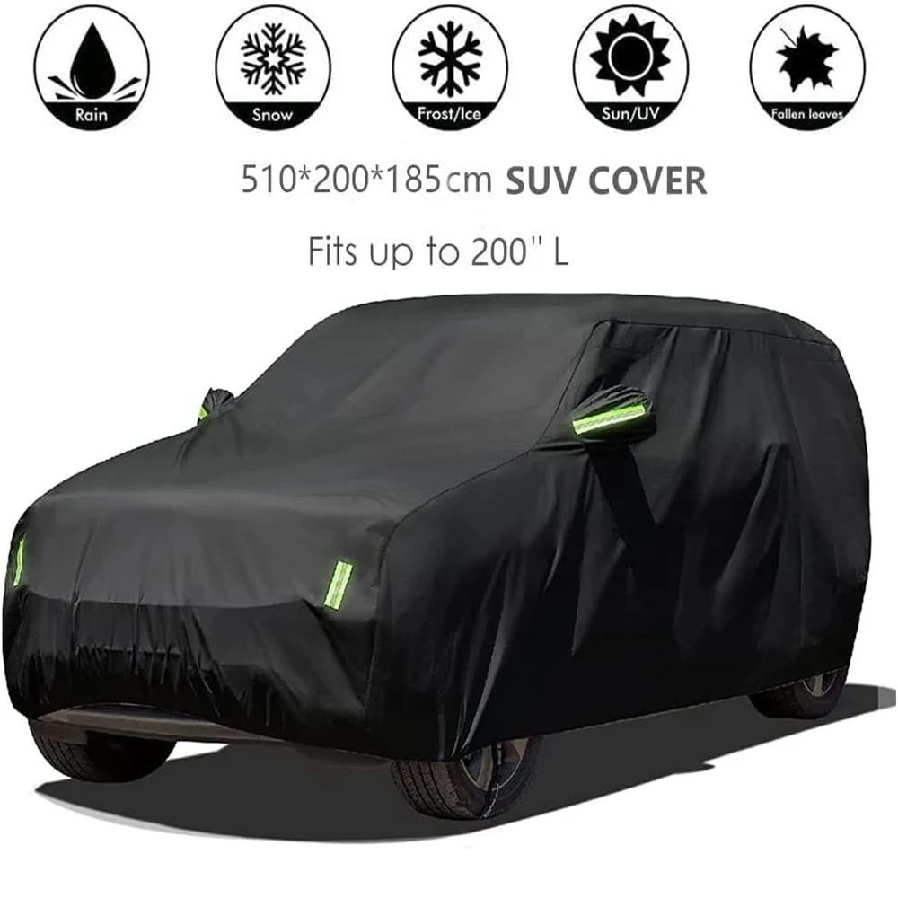 Universal Waterproof Car Cover All Weather Rain Snowproof Protection Windproof - £60.97 GBP