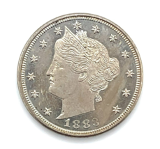 1883 NC 5C Liberty Nickel Proof in Choice BU Condition, Excellent Eye Ap... - $395.97