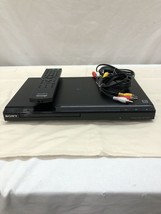 SONY DVP-SR200P PROGRESSIVE SCAN DVD PLAYER WITH REMOTE AND CABLES - $10.40