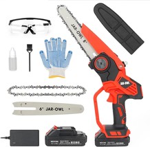 The Jar-Owl Mini Chainsaw Is A Portable, Cordless Chainsaw That Is, Inch... - $67.94