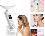 Skincare Revolution: 9-Color LED Vibrating Face Massager for Tightening - $74.20