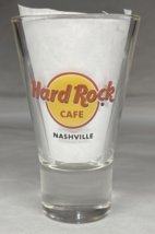 Hard Rock Cafe Nashville Flared Tall Shot Glass 4.25&quot; Tall 6oz Dessert G... - $6.50