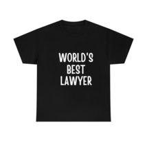 World&#39;s Best Lawyer T-Shirt, Appreciation Attorney T-Shirt Black / 2XL - $20.10+