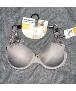 Hanes 36C Gray/Lavender WonderBra Valeur Sears Value Stretch Foam Cup Bra - $18.81