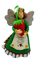 Gooseberry Patch Crafting Angel Pin Cushion Strawberry Midwest Cannon Falls - £19.19 GBP