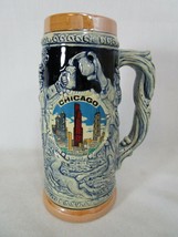 Vintage Chicago Landmarks Beer Stein Sears Tower John Hancock Center Mar... - £15.81 GBP