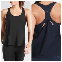 Athleta 2-in-1 Ultimate Support Tank Top Black Size XS NEW - $856.64 MXN