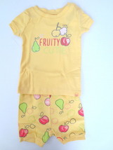 Baby GAP Girls Yellow Fruity Pajamas - Size 6-12 Months - NWT - £9.57 GBP