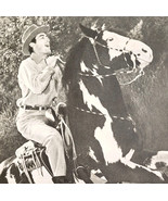 1946 Gregory Peck Actor Pinto Horse Stallion Look Magazine Page Print DW... - $41.35 CAD