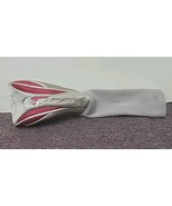 Top Flite XL Golf #3h Club Head Cover Sock Pink Black Silver Embroidered - $9.55 CAD