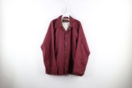 Vtg 70s Streetwear Mens Large Thrashed Blank Lined Coach Coaches Jacket ... - $39.55