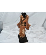 Rare Vintage Large Japanese Geisha Doll Wood Base With Hat 10/22 - £516.91 GBP