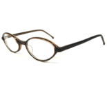 Vintage la Eyeworks Eyeglasses Frames DIZ 692 Striped Clear Brown 47-20-135 - $65.36
