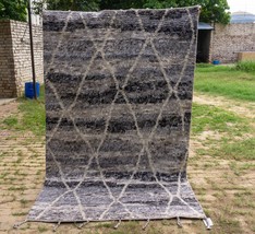 Hand knotted Moroccan Rug | Beni Ourain rug | All Wool Berber rug | handmade rug - £355.41 GBP