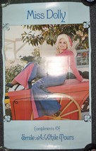 Dolly Parton 27*16 Inch Vintage Poster dbl sided Smile A While Tours 1980 VG+ Ra - £23.08 GBP