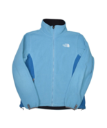 The North Face Jacket Womens M Blue Polartec Fleece Zip Sweatshirt Light... - £11.97 GBP