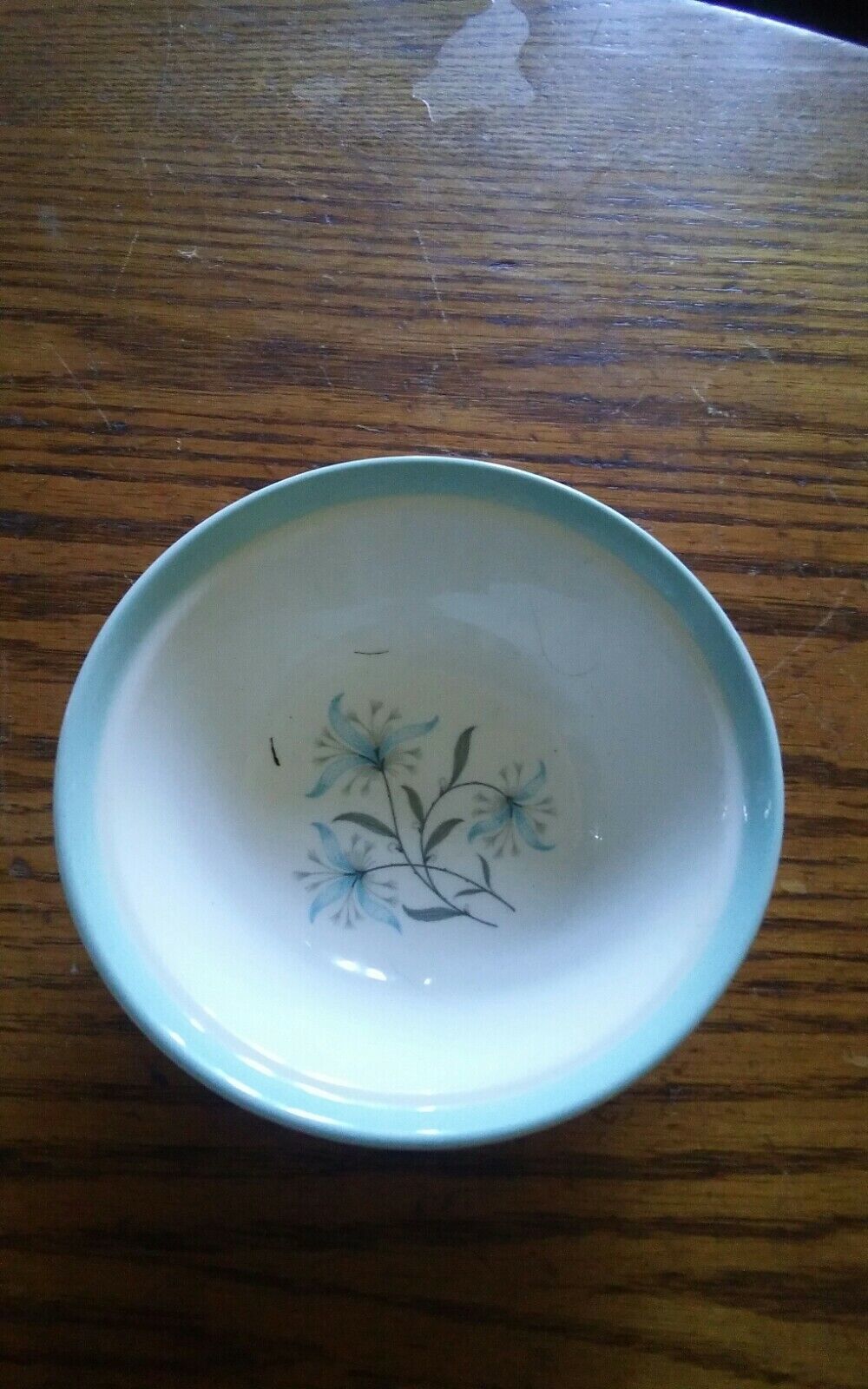 Cunningham Pickett Alliance Ohio 5.25 Inch Blue Flower Bowl - $8.99