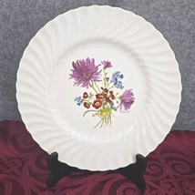 VTG Minton China Dinner Plate 11&quot; Hand Painted Artist Signed Floral S500... - $18.37