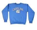UNC Champion North Carolina Tar Heels Crewneck Blue Sweatshirt SMALL - $29.58