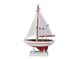 Wooden Ranger Model Sailboat Decoration 9&quot;&quot; - $18.99