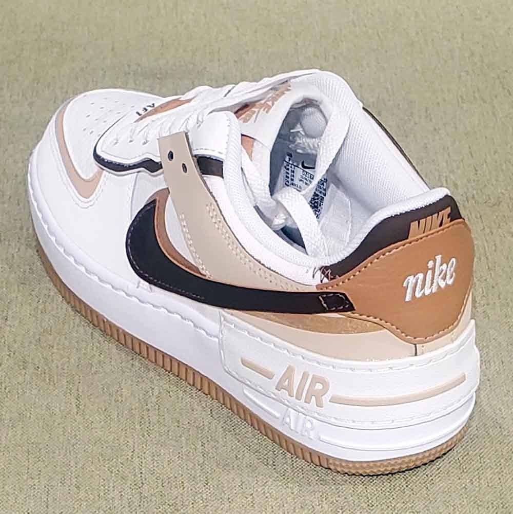 Cacao Wow Nike Air Force Flax Womens Nike Wmns Air Force