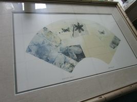 Matsuoka Lithograph Signed In Plate Untitled Fan Pick One (Number: 1- Untitled F - $343.97