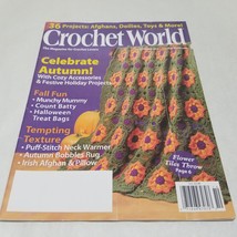 Crochet World Magazine October 2011 Issue Flower Tiles Throw - £6.79 GBP