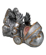 Royal Knight Suit of Armor Wine Guzzler Holder Kitchen Decor Resin Figurine - $600.59 MXN