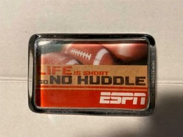 ESPN Office Desk Paper Weight Life Is Short Go No Huddle Hallmark New - $10.88