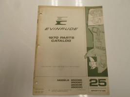 1970 Evinrude 25 HP Sportster Modèle 25002E 2C 3E 3C Parties Catalogue Manuel - £10.43 GBP