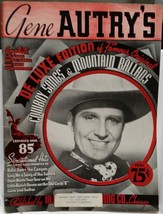 GENE AUTRY - VINTAGE ORIGINAL 1944 SONG FOLIO / SOUVENIR PROGRAM - VG CO... - $20.00