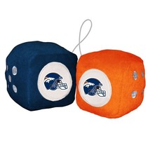 Denver Broncos Fuzzy Dice NFL High Quality PLUSH 3&quot; Car Auto Truck Football - €8,21 EUR