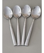 Towle Living Collection Stephanie Frosted Stainless 4 Tablespoons 8&quot; each - $23.53