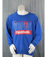 Vintage Reebok Sweater - ER6 Runner Graphic - Men&#39;s Extra-Large - £46.47 GBP