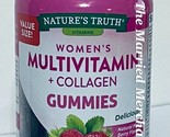 Nature&#39;s Truth Women&#39;s Multi + Collagen Gummies 110 each (NOT 70 ) 5/202... - £13.53 GBP