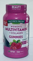 Nature&#39;s Truth Women&#39;s Multi + Collagen Gummies 110 each (NOT 70 ) 5/2024 FRESH! - £13.62 GBP