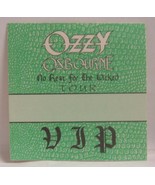 OZZY OSBOURNE - VINTAGE ORIGINAL CONCERT TOUR CLOTH BACKSTAGE PASS - $10.00