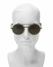  Givenchy GV7079/S 2M27Y 53mm Black Gold/Gold Mirror Unisex Round Sunglasses - £223.02 GBP