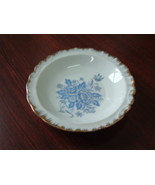 Vintage blue flower pattern Brinns plate made in Japan  - $19.75