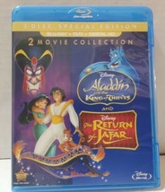 Disney Aladdin 3 Disc Special Edition DVD Blu-ray Slipcover Return of Jafar  - £44.60 GBP